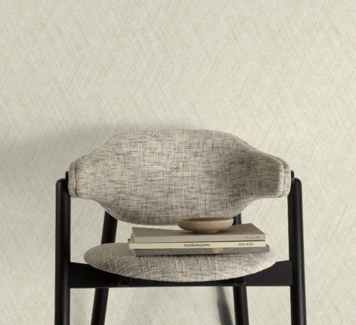 Textura de papel em parede com poltrona